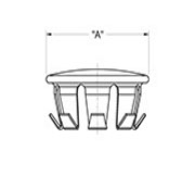 drawing of Metal Tube Closure with Turned Back Prong