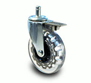 Skate Wheel Industrial Caster with Brake